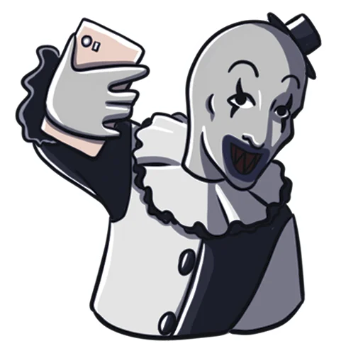 Sticker clown_art_UMO - 1