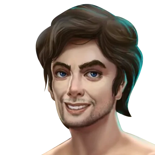 human face cartoon jaw