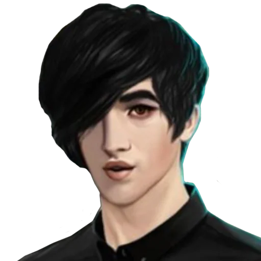 human face cartoon wings