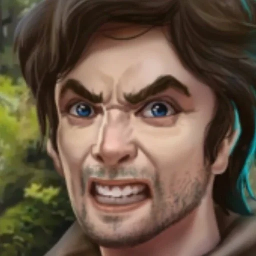 human face cartoon man