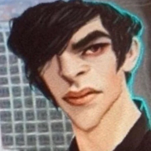 sketch painting human face