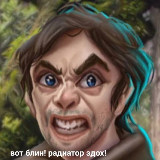 human face cartoon fictional character