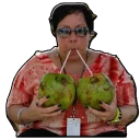 Sticker Coconuts-nuts - 4