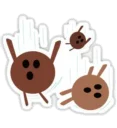 Sticker Coconuts-nuts - 1