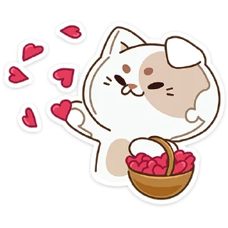 Sticker Сливкис и Кофик :: @stickroom - 0