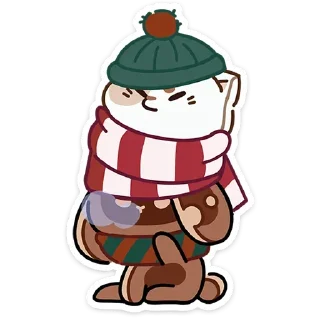Sticker Сливкис и Кофик  (@TgSticker) - 2