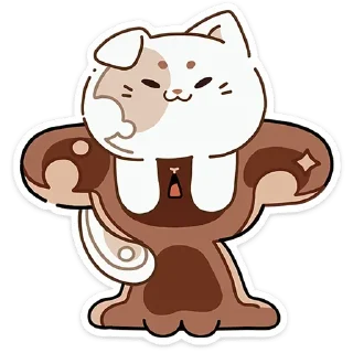 Sticker Сливкис и Кофик  (@TgSticker) - 4