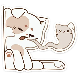 Sticker Сливкис и Кофик  (@TgSticker) - 6