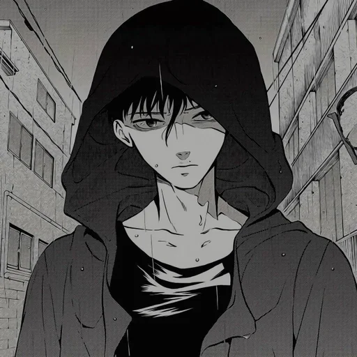 аниме человеческое лицо эскиз