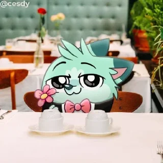 Sticker Я живу и пытаюсь улыбаться @colored_emotions - 6