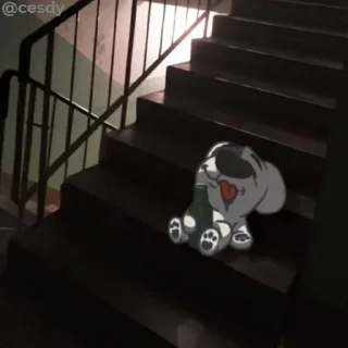 Sticker Я живу и пытаюсь улыбаться @colored_emotions - 4