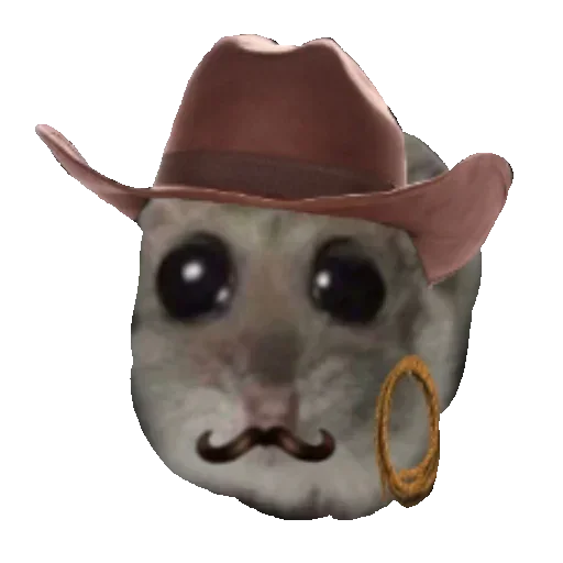 Sticker coloredhamster - 1