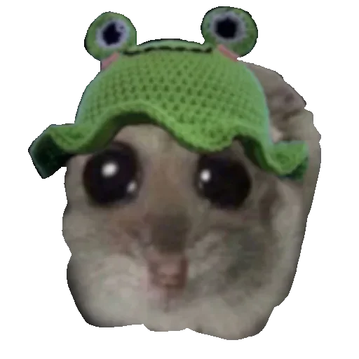 Sticker coloredhamster - 1