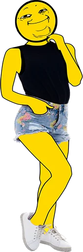 footwear drawing yellow