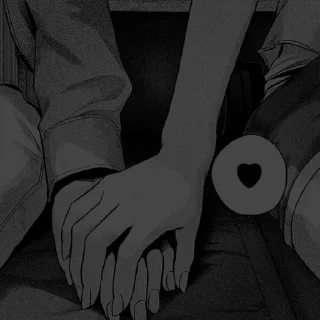 black and white person