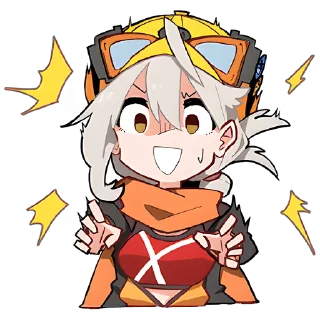 Стикер Дерзкий кун @Nyasticks - 9