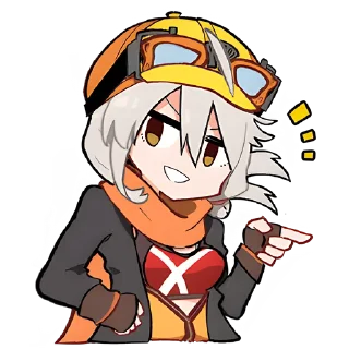 Стикер Дерзкий кун @Nyasticks - 8