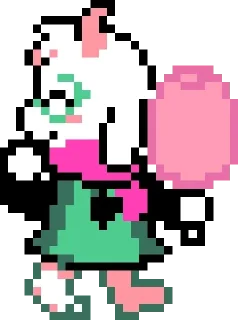 Стикер Ralsei Sprites - 11