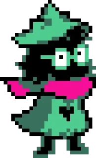 Стикер Ralsei Sprites - 5