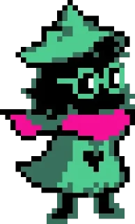 Стикер Ralsei Sprites - 1
