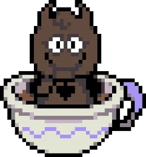 Стикер Ralsei Sprites - 0