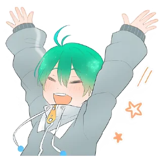 Sticker Космос-кун @nyasticks - 6