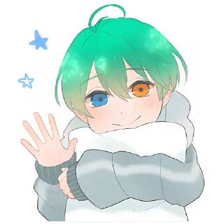 Sticker Космос-кун @nyasticks - 1