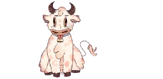 Стикер 💜 cows-10 @moolokobot - 6