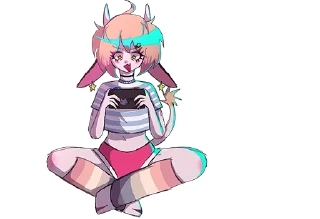 Стикер 💜 cows-13 @moolokobot - 6