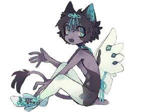 Стикер 💜 cows-13 @moolokobot - 11