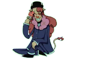 Стикер 💜 cows-14 @moolokobot - 8