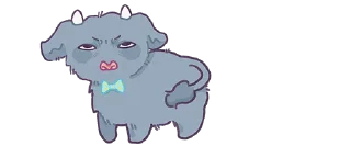 Стикер 💜 cows-14 @moolokobot - 11