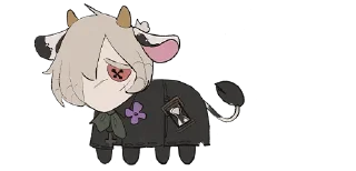 Sticker 💜 cows-15 @moolokobot - 1