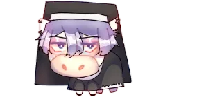 Sticker 💜 cows-15 @moolokobot - 11