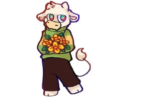 Sticker 💜 cows-15 @moolokobot - 4