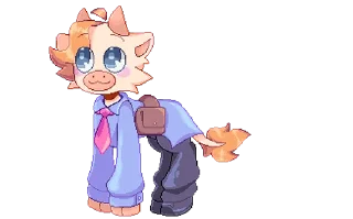 Sticker 💜 cows-15 @moolokobot - 2