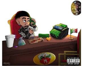 Стикер 💜 cows-16 @moolokobot - 3