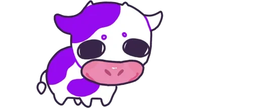 Sticker 💜cows-17 @moolokobot - 8