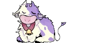 Стикер 💜cows-20 @moolokobot - 7