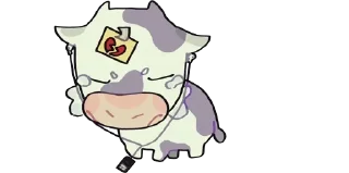 Sticker 💜cows-21 @moolokobot - 4