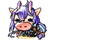 Sticker 💜cows-25 @moolokobot - 4