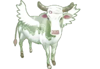 Sticker 💜cows-35 @moolokobot - 10