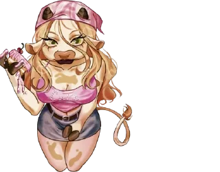 Sticker 💜cows-39 @moolokobot - 9