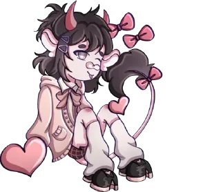 Sticker 💜cows-41 @moolokobot - 3