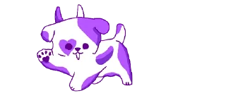 Стикер 💜 cows-4 @moolokobot - 11