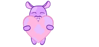 Стикер 💜 cows-4 @moolokobot - 9