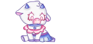 Стикер 💜 cows-4 @moolokobot - 0