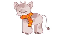 Sticker 💜 cows-5 @moolokobot - 2