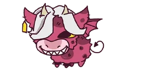 Sticker 💜 cows-6 @moolokobot - 0