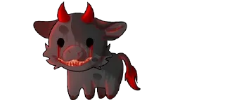 Sticker 💜 cows-6 @moolokobot - 7